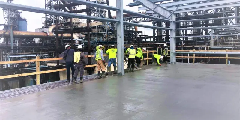 Industrial construction project