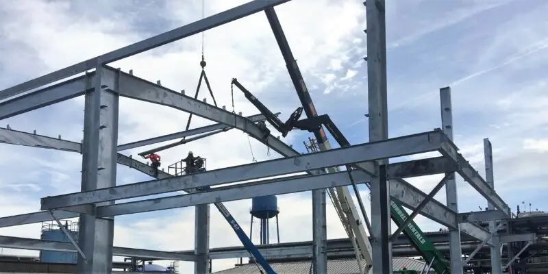 Structural steel erection